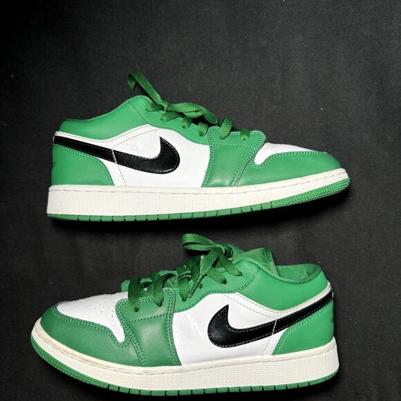 Size 7 - Nike Air Jordan 1 Low GS Pine Green 2020 Men's Shoes - Picture 3 of 8